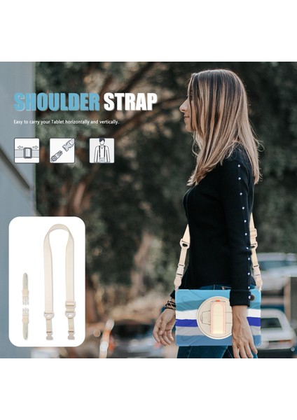 Samsung Galaxy Tab A8 10.5 (2021 2022) Standı Pc Silikon El Askısı Omuz Askılı Koruyucu Tablet Kılıfı (Yurt Dışından) indirimleri