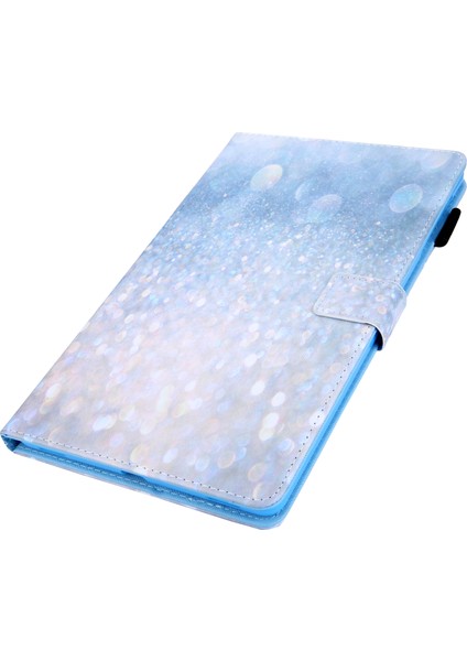 Samsung Galaxy Tab A9 X110 X115 Flip Stand Pu Deri Desen Köpüklü Kum Tablet Kılıfı (Yurt Dışından)