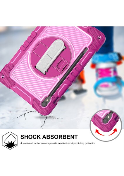 Samsung Galaxy Tab S9 Silikon Pc Bilek Bandı Omuz Askısı Tablet Kılıfı (Yurt Dışından) modelleri