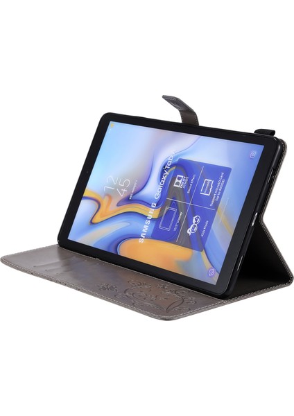 Serisi Künye Deri Standı Samsung Galaxy Tab A 10.5 (2018) T590 T595 T597 Tablet Kılıfı (Yurt Dışından) indirimleri