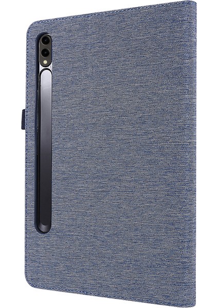 Samsung Galaxy Tab S9 Standı Kart Tutucu Deri Tablet Kılıfı (Yurt Dışından)