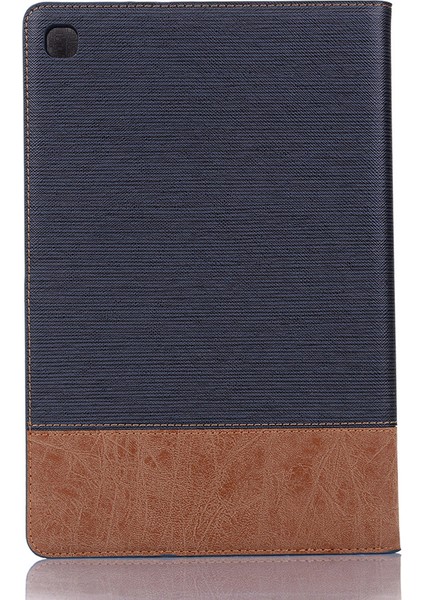 Çapraz Doku Deri Cüzdan Akıllı Samsung Galaxy Tab S6 Lite (2020) P610 P615 (2022 2024) Tablet Kılıfı (Yurt Dışından)