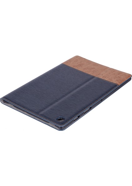 Çapraz Doku Deri Cüzdan Akıllı Samsung Galaxy Tab S6 Lite (2020) P610 P615 (2022 2024) Tablet Kılıfı (Yurt Dışından)