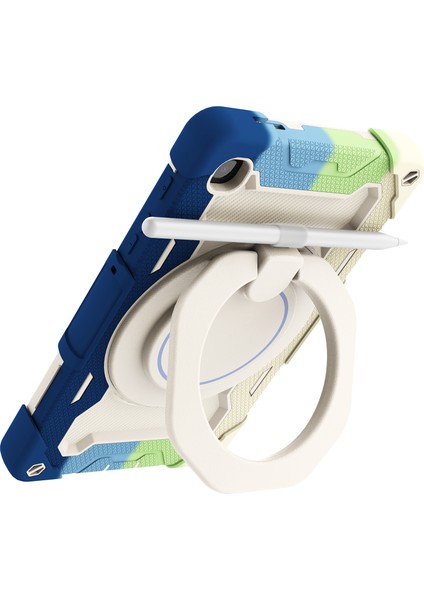 Pc Silikon Hibrit Koruyucu Dört Köşe Düşmeye Dayanıklı 2'si 1 Arada 360 Derece Standı Samsung Galaxy Tab A7 Lite Tablet Kılıfı (Yurt Dışından) fırsatları