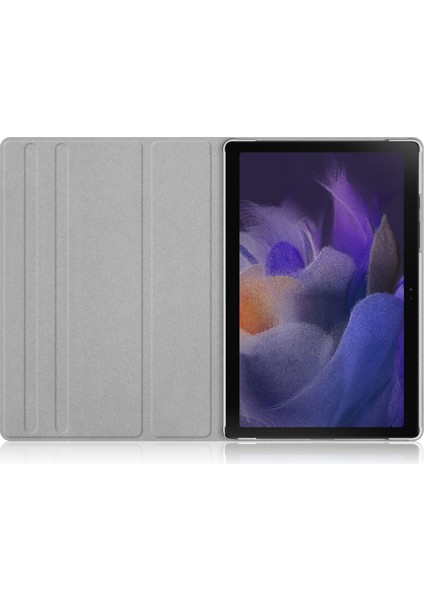 Samsung Galaxy Tab A8 10.5 (2021) A8 10.5 (2022) Pu Deri Pc Döner Stand Koruyucu Tablet Kılıfı (Yurt Dışından)