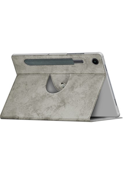 Samsung Galaxy Tab A8 10.5 (2021) A8 10.5 (2022) Pu Deri Pc Döner Stand Koruyucu Tablet Kılıfı (Yurt Dışından)