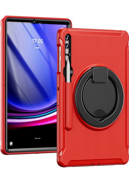 Samsung Galaxy Tab S9 FE S7 T970 TAB S7 Fe T730 TAB S8 X800 TAB S9 X810 Pc Tpu Döner Kalem Tutuculu Tablet Kılıfı (Yurt Dışından)