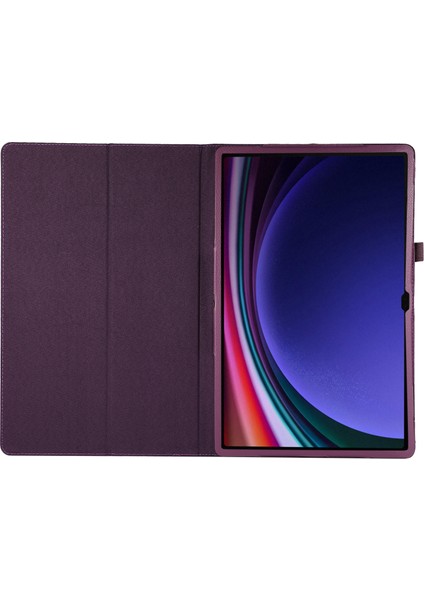 Samsung Galaxy Tab S9 Ultra Pu Deri Iki Katlı Stand Tablet Kılıfı (Yurt Dışından)
