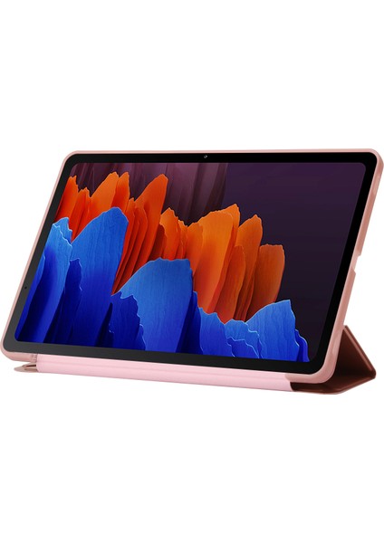 Samsung Galaxy Tab S9 Otomatik Uyandırma uyku Silikon Pu Tablet Kılıfı (Yurt Dışından)