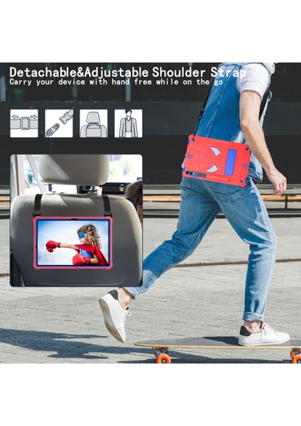 Samsung Galaxy Tab S9 tab S9 Fe Örümcek Tarzı Tablet Kılıfı (Yurt Dışından)