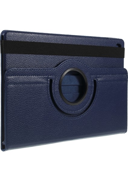 Litchi Doku 360° Dönebilen Standlı Deri Samsung Galaxy Tab S6 Lite (2020) P610 P615 (2022 2024) Tablet Kılıfı (Yurt Dışından)