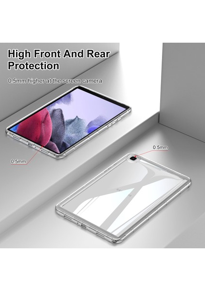Samsung Galaxy Tab A7 Lite 8.7 Inç T225 T220 Tpu Şeffaf Arka Şeffaf Tablet Kılıfı (Yurt Dışından)