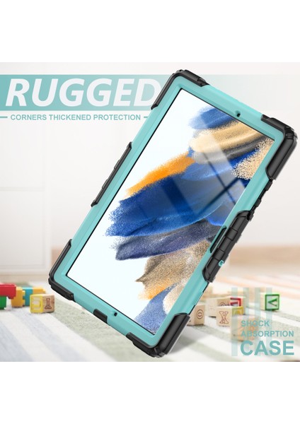 Samsung Galaxy Tab A8 10.5 (2021 2022) Sert Pc Yumuşak Silikon Pet Ekran Koruyuculu Döner Tablet Kılıfı (Yurt Dışından) fırsatları