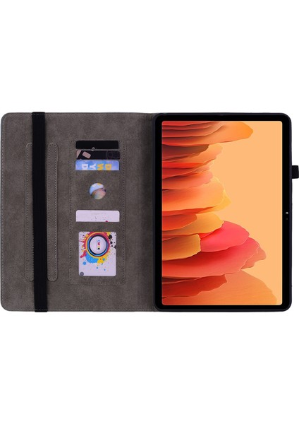 Samsung Galaxy Tab A7 10.4 (2020 2022) Çevirin Otomatik Uyandırma uyku Baskılı Pu Deri Standlı Tablet Kılıfı (Yurt Dışından) modelleri