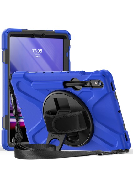 Samsung Galaxy Tab S9 Fe s9 X710 S8 X700 S7 T870 Pc Silikon El Kayışı omuz Askısı Tablet Kılıfı (Yurt Dışından)