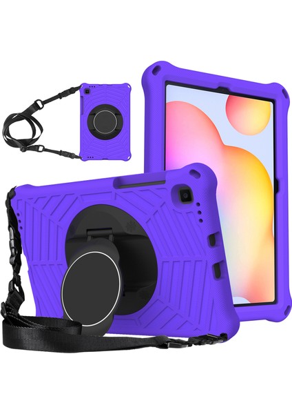 Samsung Galaxy Tab S6 Lite (2024 2022 (2020) SM P610 P615 Kick Stand Omuz Askılı Tablet Kılıfı (Yurt Dışından)
