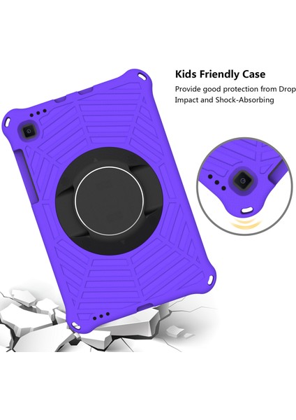 Samsung Galaxy Tab S6 Lite (2024 2022 (2020) SM P610 P615 Kick Stand Omuz Askılı Tablet Kılıfı (Yurt Dışından) modelleri