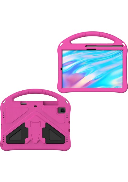 Saplı Eva Samsung Galaxy Tab S6 Lite (2020 2022 2024) Kalem Yuvası Rose Tablet Kılıfı (Yurt Dışından)