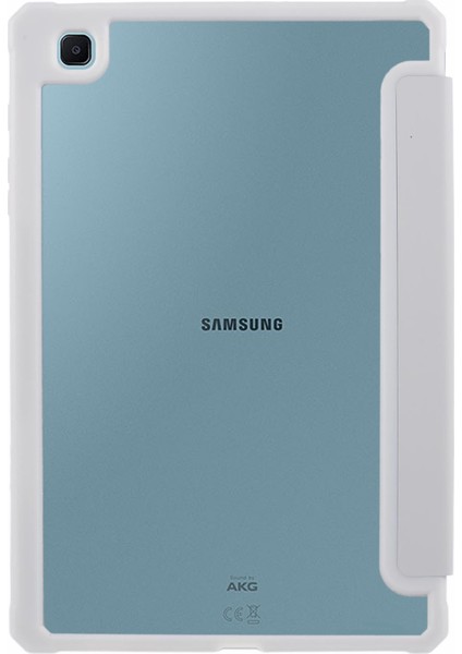 Samsung Galaxy Tab S6 Lite (2024 2022 (2020) Pu Deri Üç Katlı Stand Şeffaf Arka Tablet Kılıfı (Yurt Dışından)