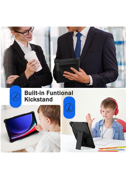 Samsung Galaxy Tab S9 tab S9 Fe Koruyucu T Şekilli Pc Silikon Tablet Kılıfı (Yurt Dışından)