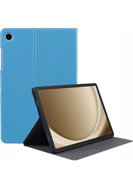 Samsung Galaxy Tab A9 Pu Deri Çevirin Gök Tablet Kılıfı (Yurt Dışından)