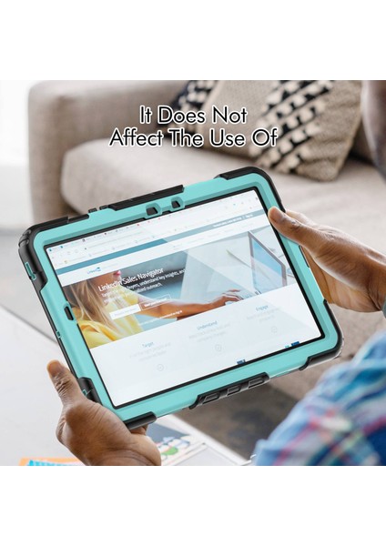 Samsung Galaxy Tab S8 11 Inç (2022) Çizilmez Pc Silikon Pet Ekran Koruyucu Omuz Askılı Standı Tablet Kılıfı (Yurt Dışından) fırsatları