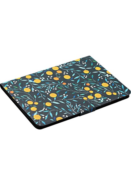 Çiçek Desen Baskı Kartı Tutucu Standı Samsung Galaxy Tab A 8.0 Wi Fi (2019) SM T290 Tablet Kılıfı (Yurt Dışından)