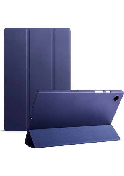 Samsung Galaxy Tab A8 10.5 (2021 2022) Üç Katlı Standlı Pu Deri Tpu Tam Koruma Otomatik Uyandırma uyku Tablet Kılıfı (Yurt Dışından)