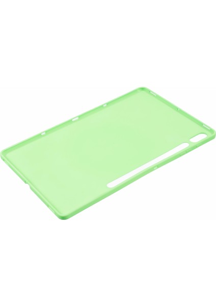 Samsung Galaxy Tab S8 tab S7 Fe tab S7 Cilt Dostu Dokunmatik Yumuşak Tpu Matcha Tablet Kılıfı (Yurt Dışından)