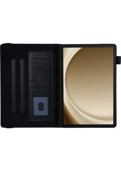 Samsung Galaxy Tab A9 X110 Kart Yuvaları Koruyucu Deri Çevirin Tablet Kılıfı (Yurt Dışından) fiyatları
