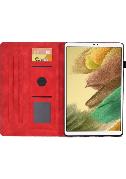 Samsung Galaxy Tab A7 Lite 8 7 Inç Koruyucu Düşme Önleyici Otomatik Uyandırma uyku Folyosu Çevirin Baskılı Kart Yuvaları stand Tablet Kılıfı (Yurt Dışından) modelleri