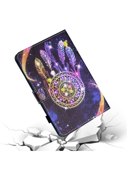 Desen Baskı Standı Deri Samsung Galaxy Tab A7 10.4 (2020 2022) DREAMCATCHER Tablet Kılıfı (Yurt Dışından) indirimleri
