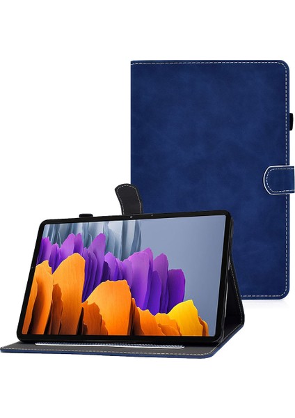 Sığır Derisi Doku Deri Tpu Alt Samsung Galaxy Tab S7 T870 SAMSUNG Galaxy Tab S8 X700 X706 Tablet Kılıfı (Yurt Dışından)