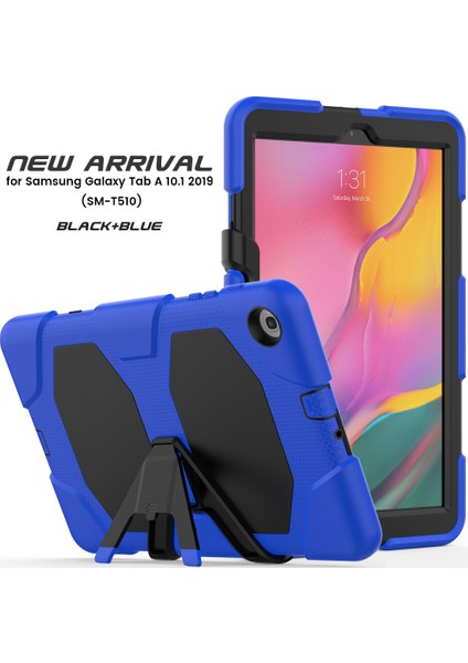 Askeri Hizmet Silikon Pc Combo Samsung Galaxy Tab A 10.1 (2019) SM T510 Tablet Kılıfı (Yurt Dışından)