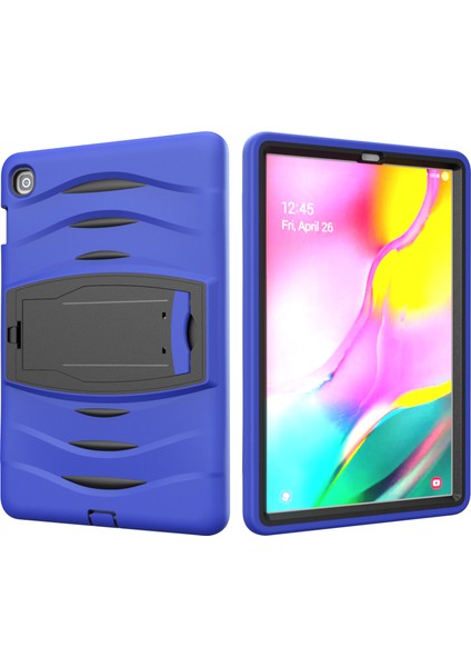 Pc Silikon Hibrit Samsung Galaxy Tab S5E SM T720 Tekme Standı Kalem Yuvası Tablet Kılıfı (Yurt Dışından)
