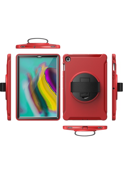 360° Dönebilen Tekme Standı Pc Tpu El Kayışı Samsung Galaxy Tab S5E SM T720 T725 Tablet Kılıfı (Yurt Dışından) fiyatları