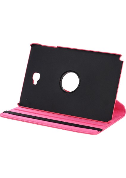 Döner Stand Litchi Desenli Deri Samsung Galaxy Tab A 10.1 (2016) S Pen P580 P585 ROSE Tablet Kılıfı (Yurt Dışından)