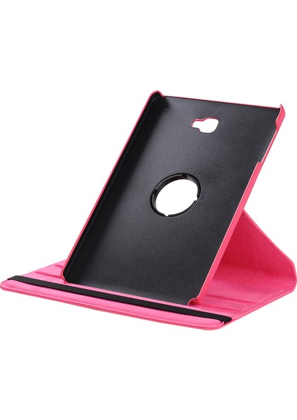 Döner Stand Litchi Desenli Deri Samsung Galaxy Tab A 10.1 (2016) S Pen P580 P585 ROSE Tablet Kılıfı (Yurt Dışından)