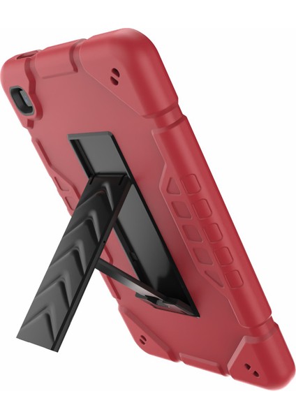 Samsung Galaxy Tab A7 Lite 8.7 Inç Kick Stand Tpu Pc 2'si 1 Arada Çift Katmanlı Koruyucu Tablet Kılıfı (Yurt Dışından)