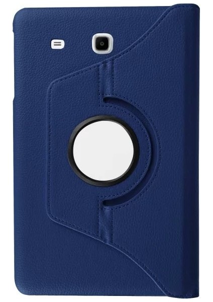Litchi Doku Döner Stand Deri Samsung Galaxy Tab E 9.6 T560 T561 Tablet Kılıfı (Yurt Dışından)