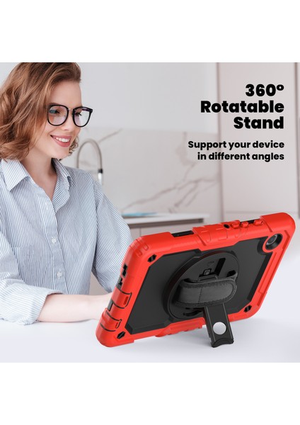 Samsung Galaxy Tab A9 SM X110 SM X115 Kick Stand Pc Silikon Pet Ekran Koruyucu Omuz Askılı Tablet Kılıfı (Yurt Dışından) indirimleri