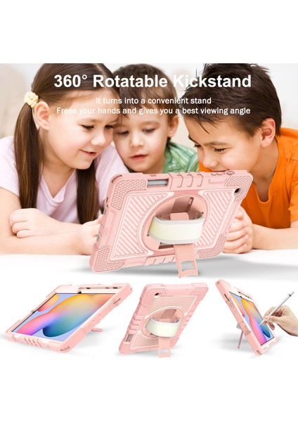 Samsung Galaxy Tab S6 Lite (2024 2022 (2020) Omuz Askılı Kick Stand Tablet Kılıfı (Yurt Dışından)
