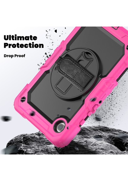 Samsung Galaxy Tab A9 SM X110 SM X115 Kick Stand Pc Silikon Pet Ekran Koruyucu Omuz Askılı Tablet Kılıfı (Yurt Dışından) fırsatları