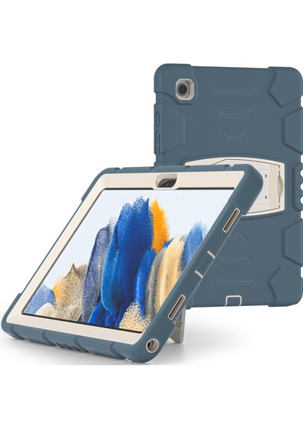 Samsung Galaxy Tab A8 10.5 (2021 2022) X200 205 Kick Stand Pc Silikon Hibrit Çizilmez Peygamber Çiçeği Tablet Kılıfı (Yurt Dışından)