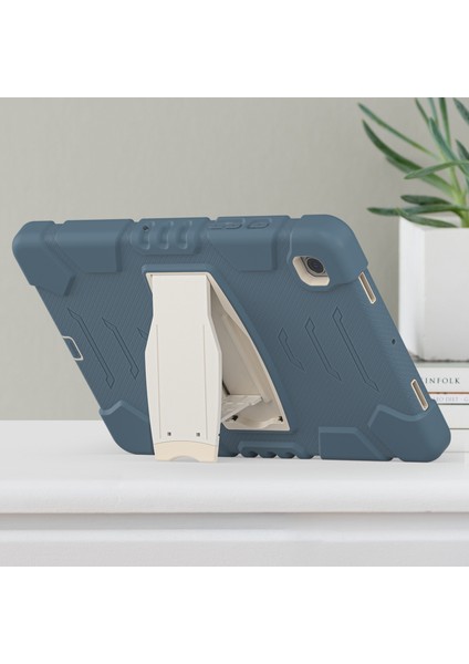 Samsung Galaxy Tab A8 10.5 (2021 2022) X200 205 Kick Stand Pc Silikon Hibrit Çizilmez Peygamber Çiçeği Tablet Kılıfı (Yurt Dışından)