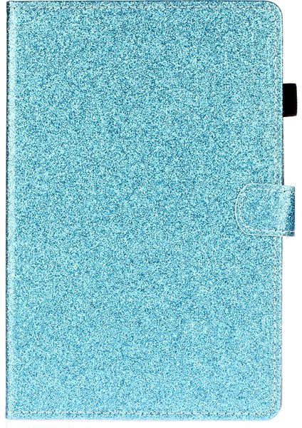 Samsung Galaxy Tab A8 10.5 (2021) A8 10.5 (2022) X205 X200 Işıltılı Pudra Pu Deri Standı Kart Tutuculu Tablet Kılıfı (Yurt Dışından)