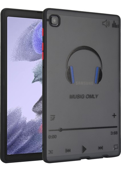 Samsung Galaxy Tab A7 Lite 8.7 Inç T225 T220 Desen Baskı Pc Tpu Kulaklık Tablet Kılıfı (Yurt Dışından)