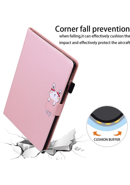 Samsung Galaxy Tab S8 Deri Standı Kart Yuvaları Tablet Kılıfı (Yurt Dışından)