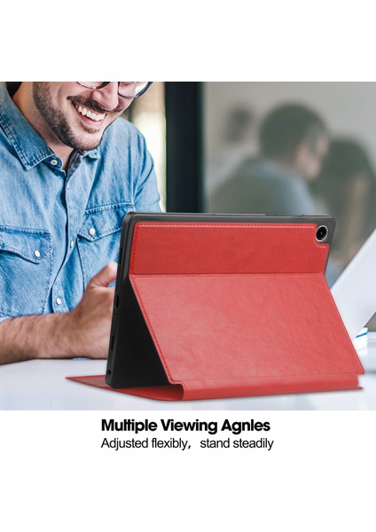 Samsung Galaxy Tab A9 Kart Yuvası Standlı Pu Tablet Kılıfı (Yurt Dışından) modelleri