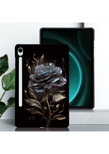 Seashell Digital Samsung Galaxy Tab S9 Fe tab S9 Tpu Desen Baskı İnce Koruyucu Tablet Kılıfı (Yurt Dışından)